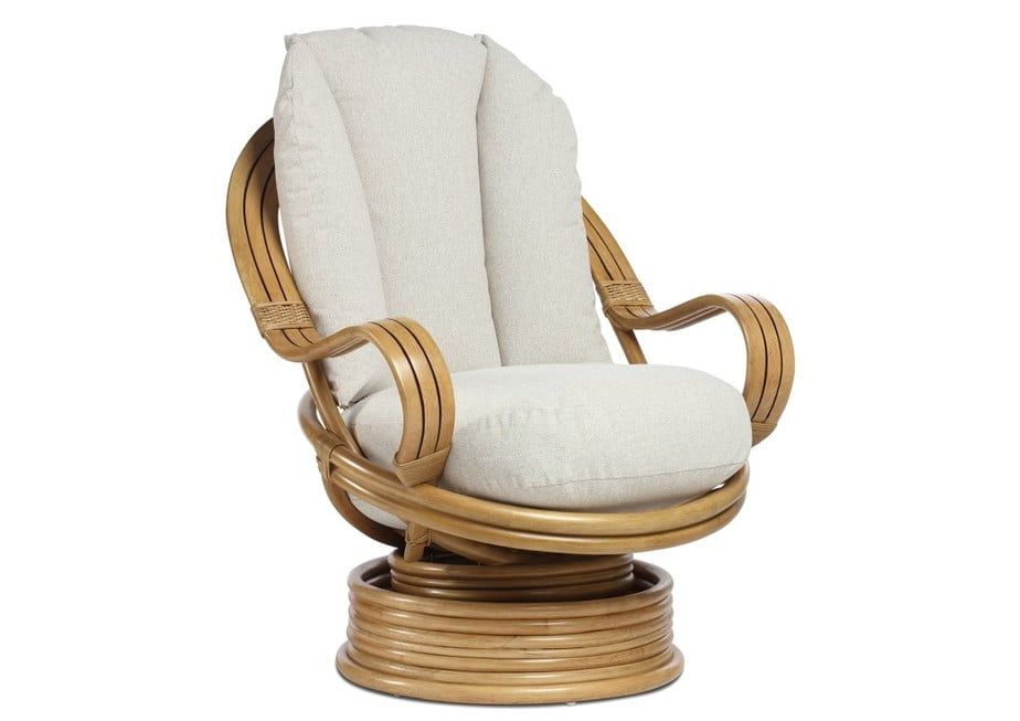 Desser Bali Light Oak Laminated Swivel Rocker Chair
