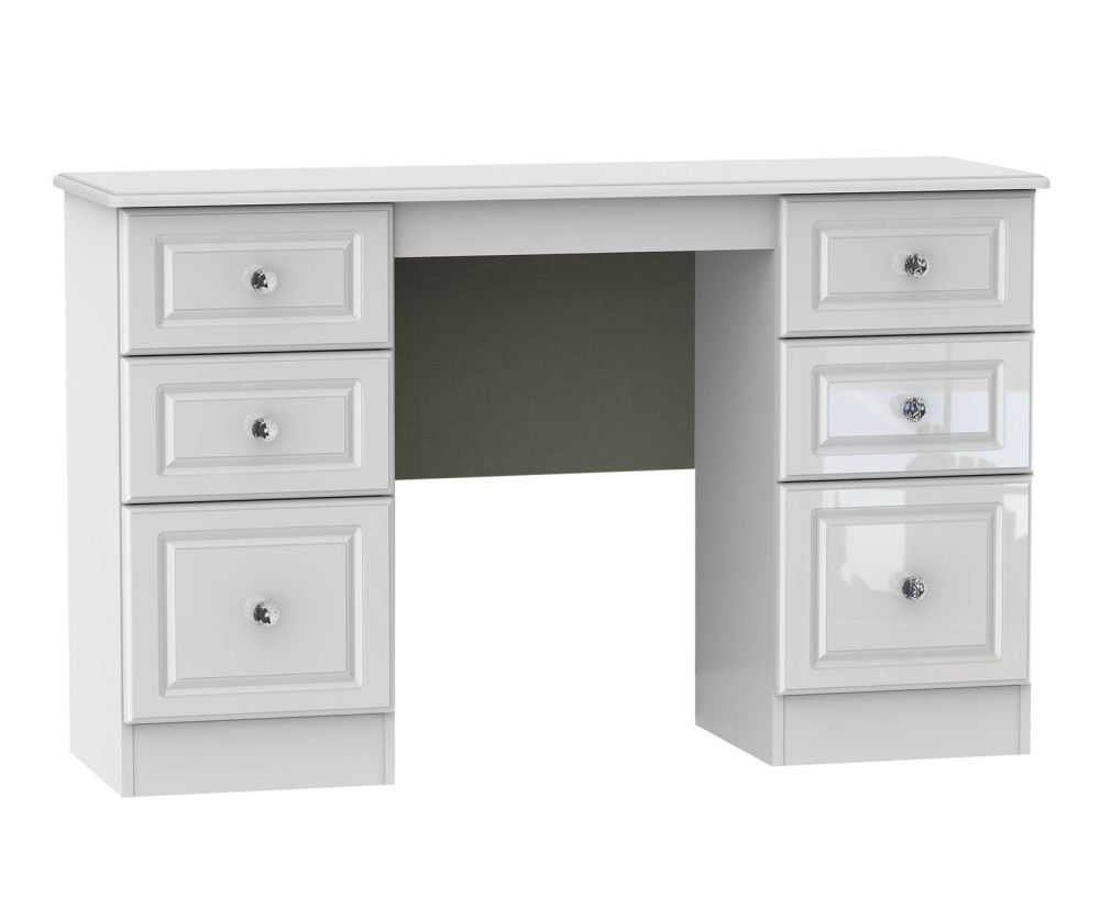 Welcome Furniture Balmoral 6 Drawer Kneehole Unit