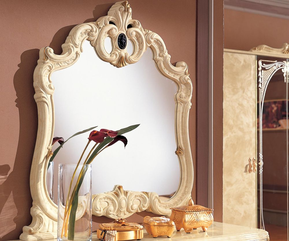 Camel Group Barocco Ivory Finish Dresser Mirror