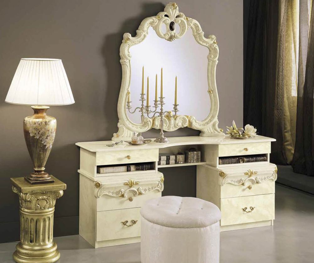 Camel Group Barocco Ivory Finish Vanity Dresser