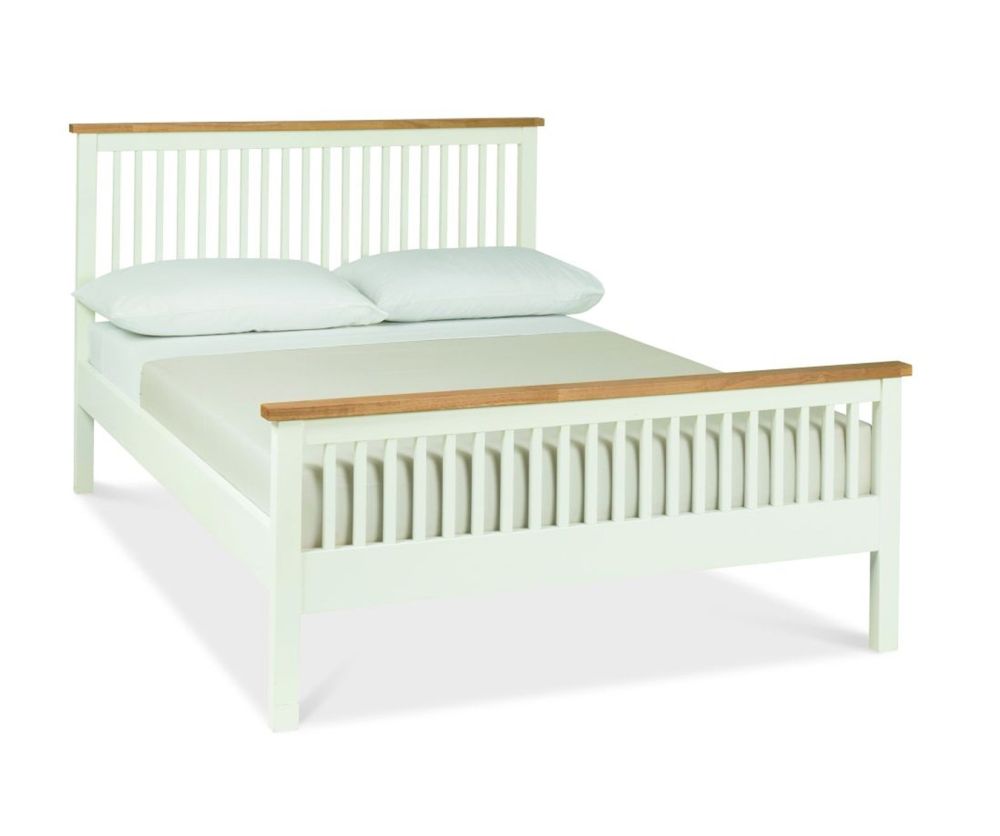 Bentley Designs Atlanta Two Tone High Footend Wooden Bed Frame Only
