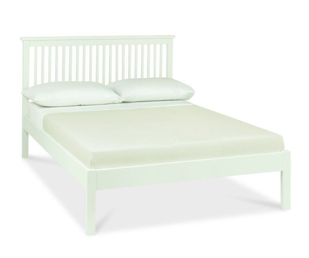 Bentley Designs Atlanta White Low Footend Wooden Bed Frame only