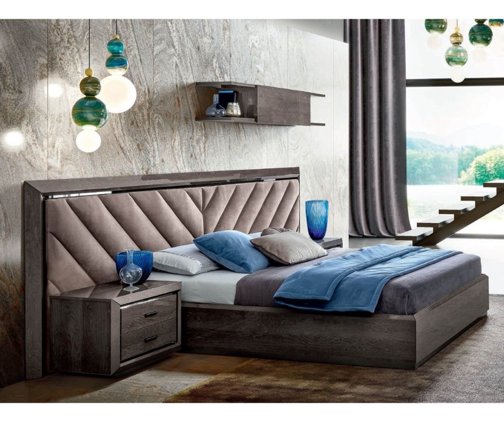 Camel Group Elite Silver Birch Boiserie Upholstered Bed Frame