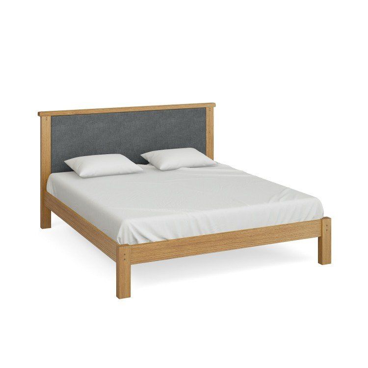 Corndell Burford Oak Upholstered Bed Frame