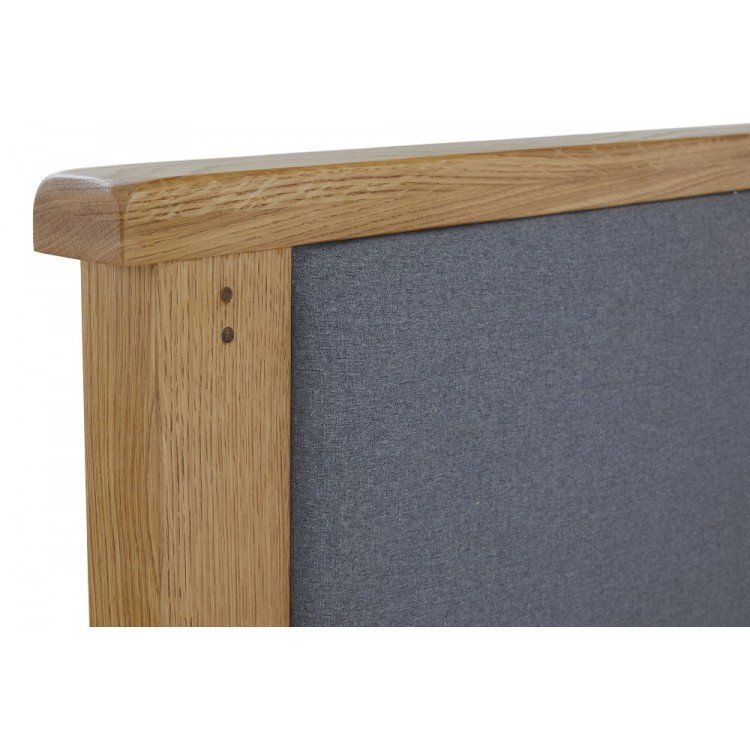 Corndell Burford Oak Upholstered Bed Frame