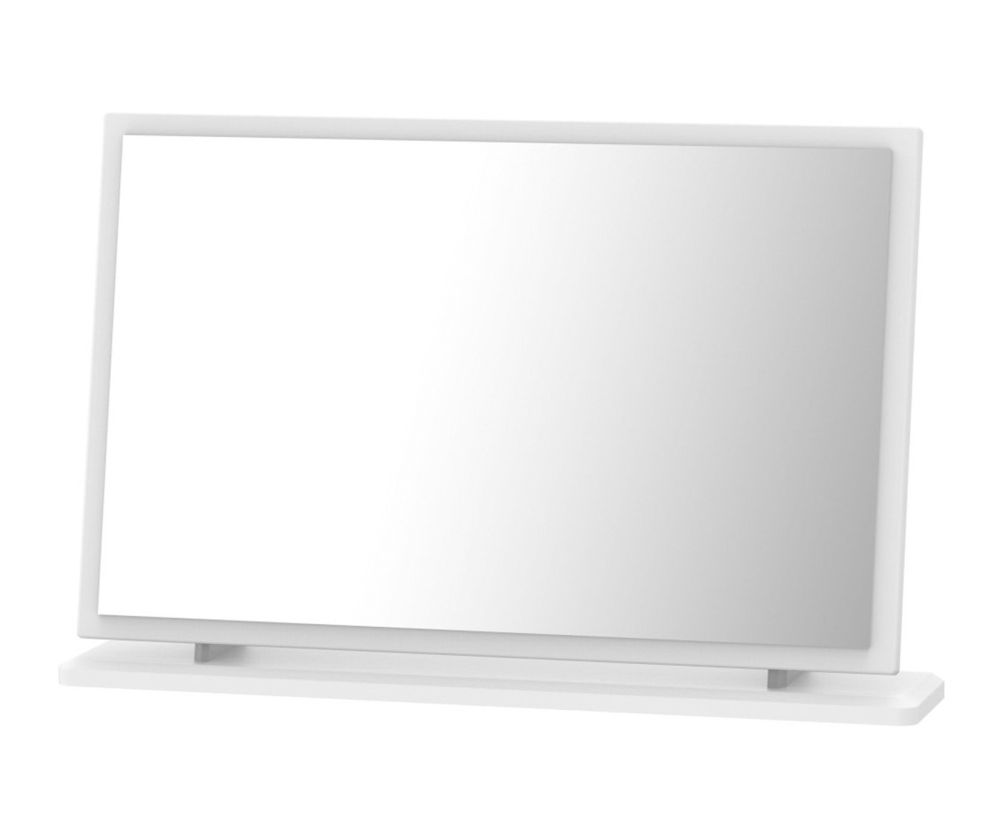 Welcome Furniture Camden High Gloss White Large Mirror