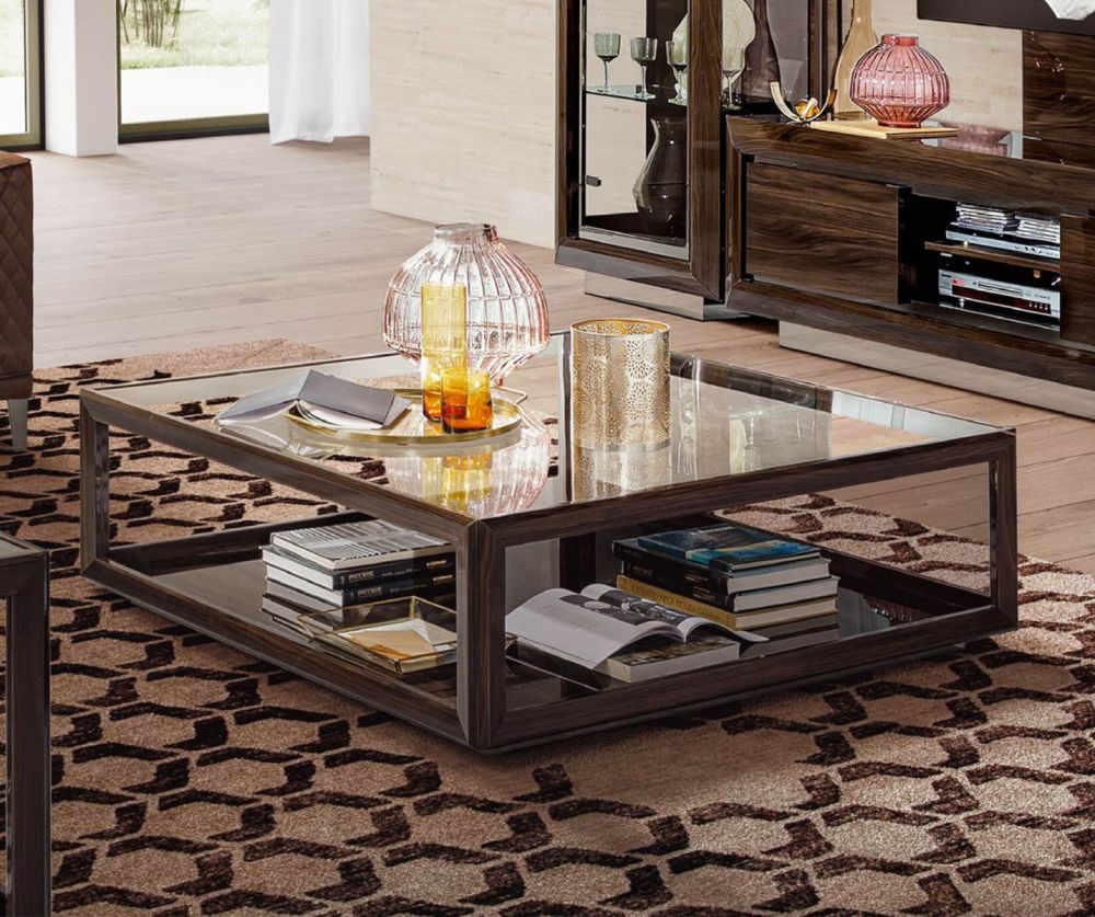 Camel Group Elite Walnut Square Coffee Table