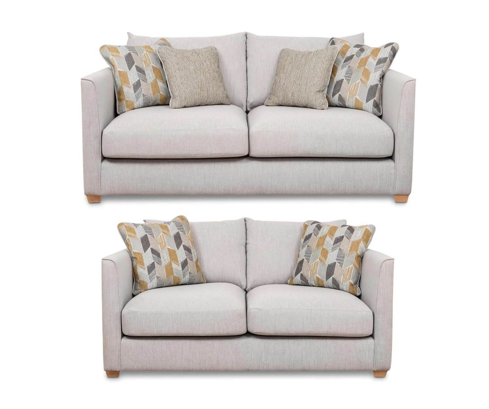 Buoyant Upholstery Carter Fabric 3+2 Sofa Set