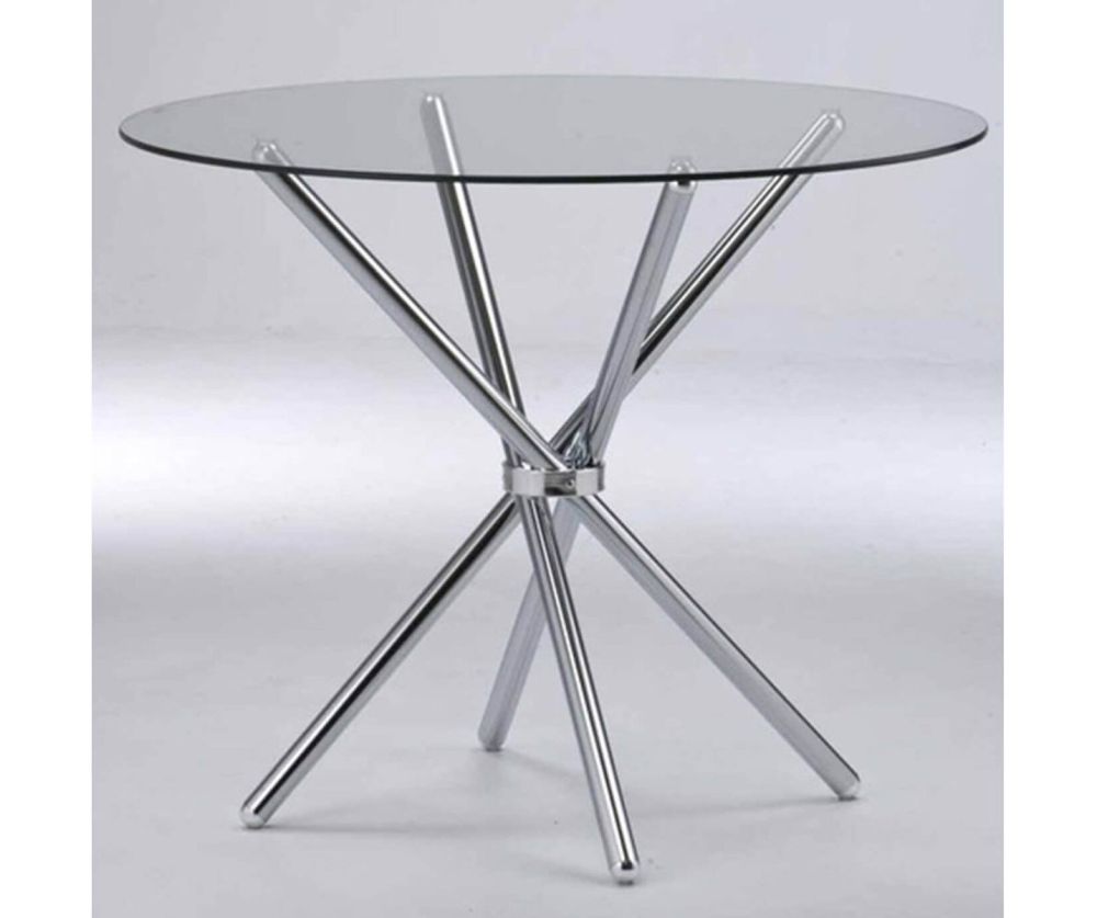 LPD Casa Glass Top Dining Table