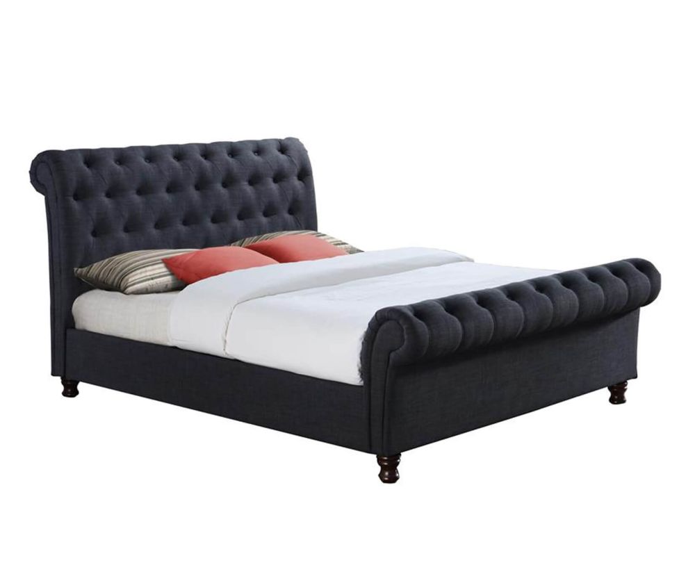 Birlea Furniture Castello Charcoal Fabric Bed Frame