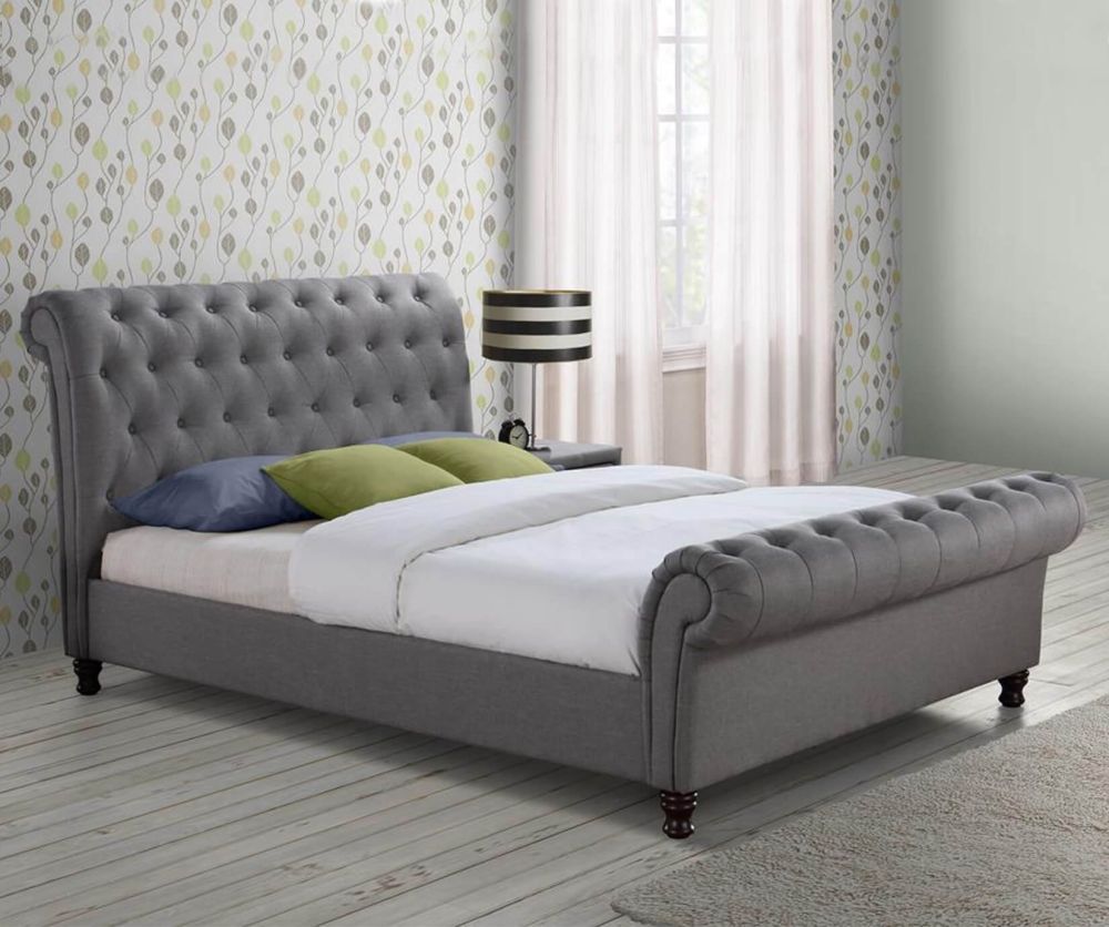 Birlea Furniture Castello Grey Fabric Bed Frame