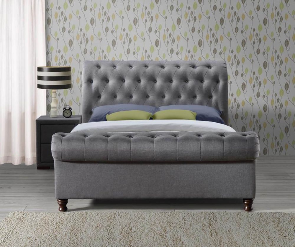 Birlea Furniture Castello Grey Fabric Bed Frame