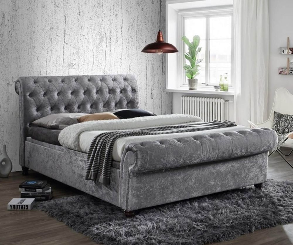 Birlea Furniture Castello Steel Fabric Bed Frame