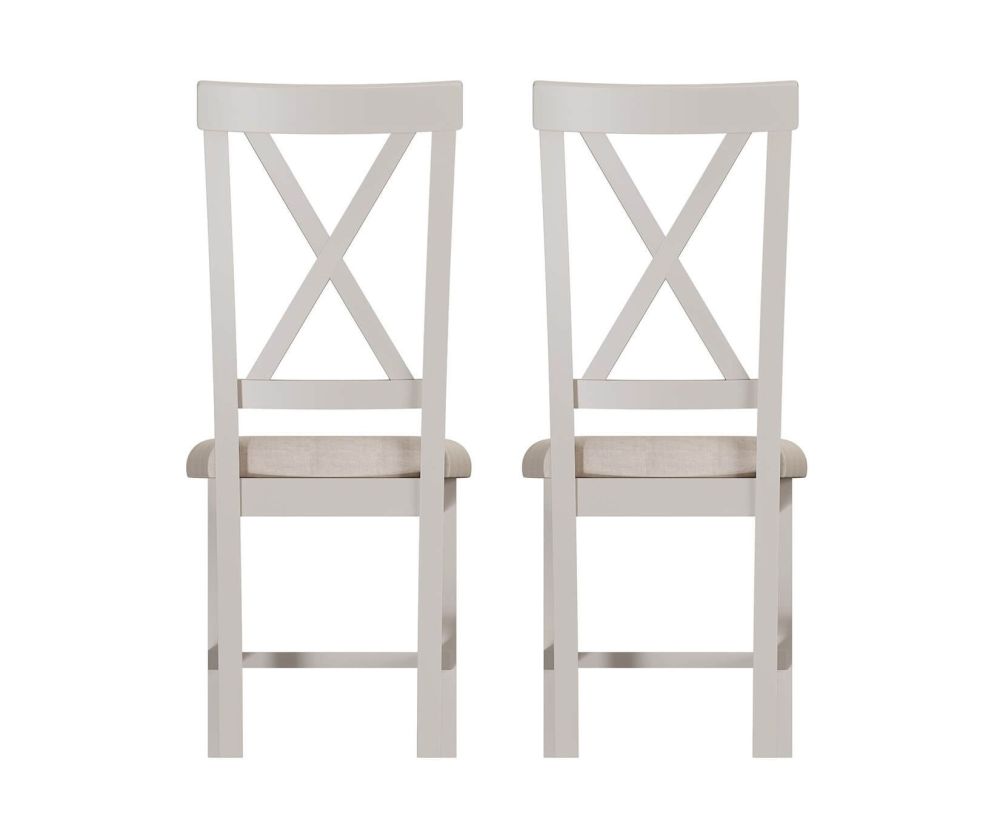 FD Essential Rochdale Painted Cross Back Dining Chair in Pair