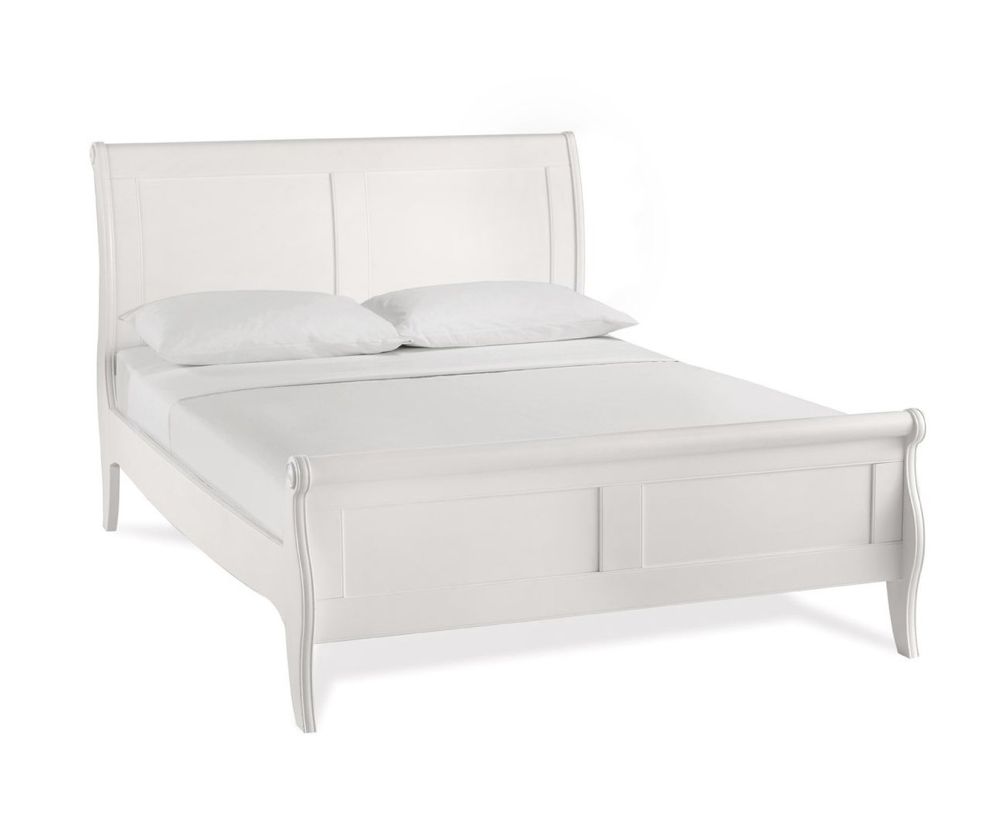 Bentley Designs Chantilly White Panel Bed Frame