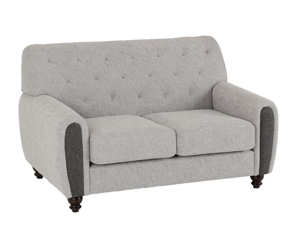 Seconique Chester Light Grey Fabric 3+2 Sofa Suite 