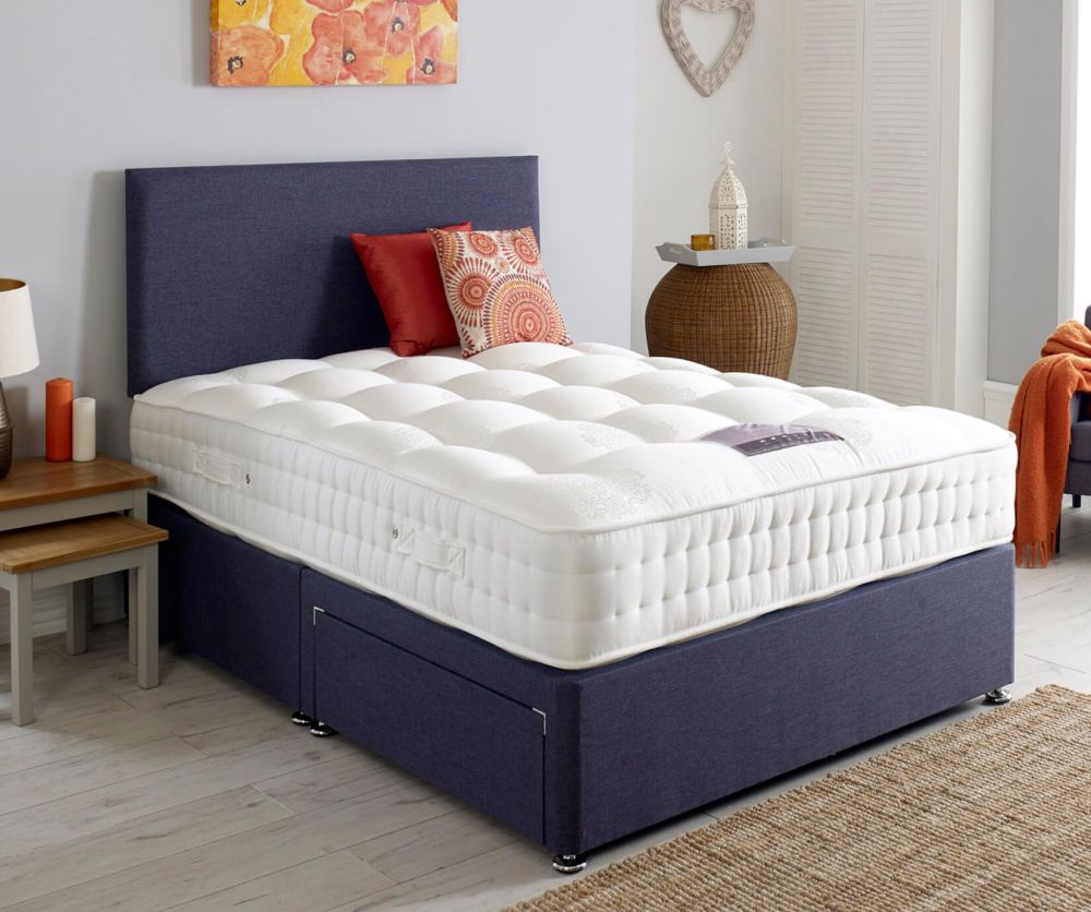Dura Beds Classic Wool 800 Pocket Sprung Divan Bed Set
