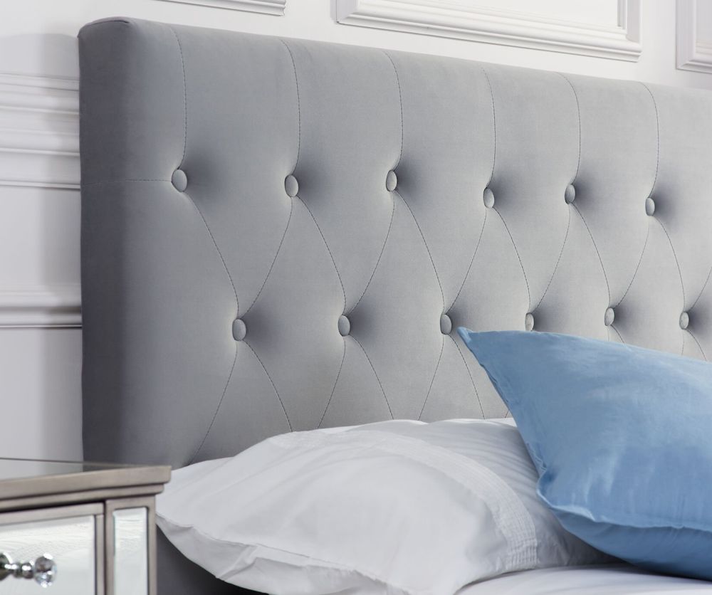 Birlea Furniture Cologne Grey Fabric Ottoman Bed Frame