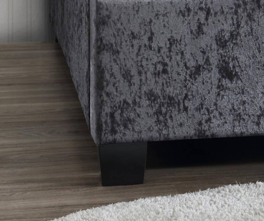 Birlea Furniture Cologne Steel Fabric Bed Frame