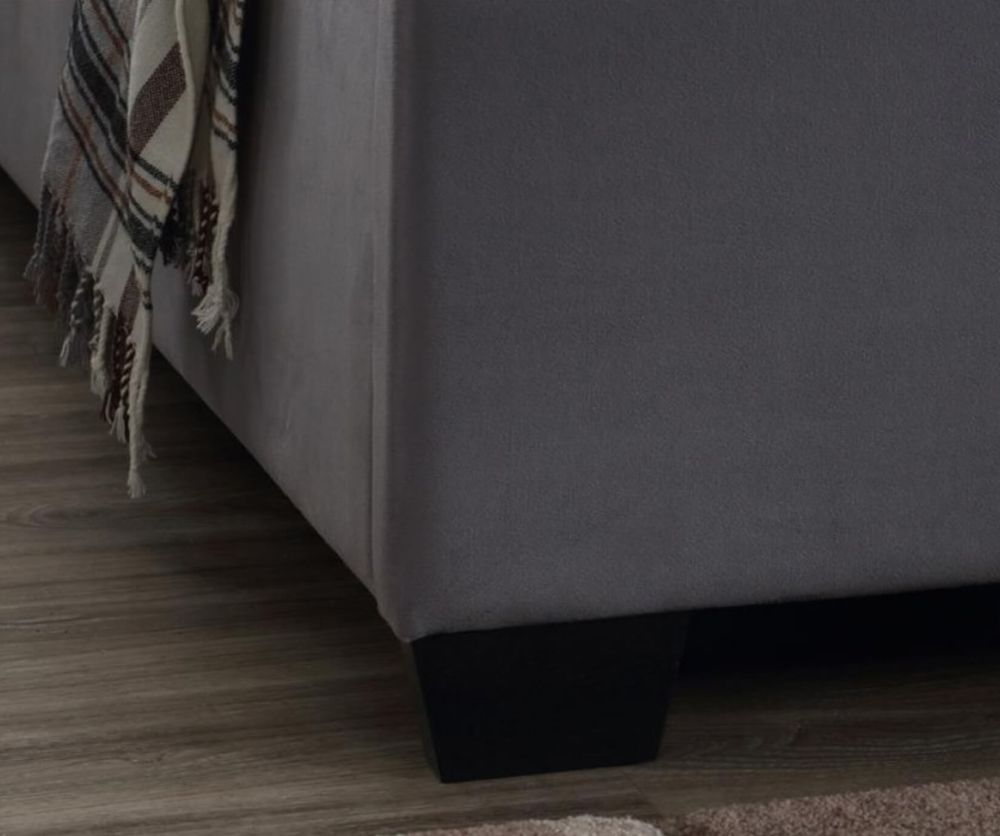 Birlea Furniture Cologne Grey Fabric Bed Frame