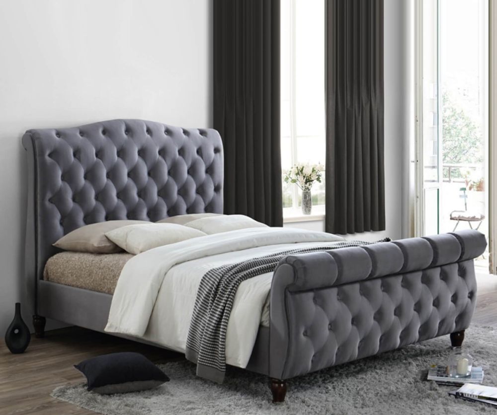 Birlea Furniture Colorado Grey Fabric Bed Frame