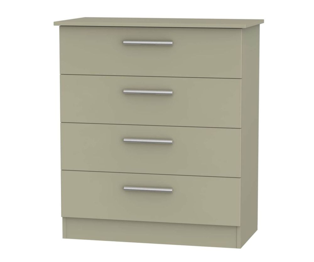Welcome Furniture Contrast Mushroom 4 Drawer Chest