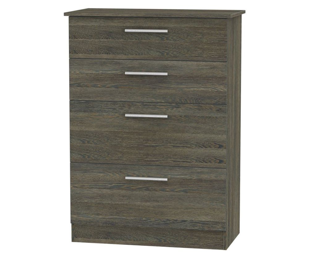 Welcome Furniture Contrast Panga 4 Drawer Deep Chest