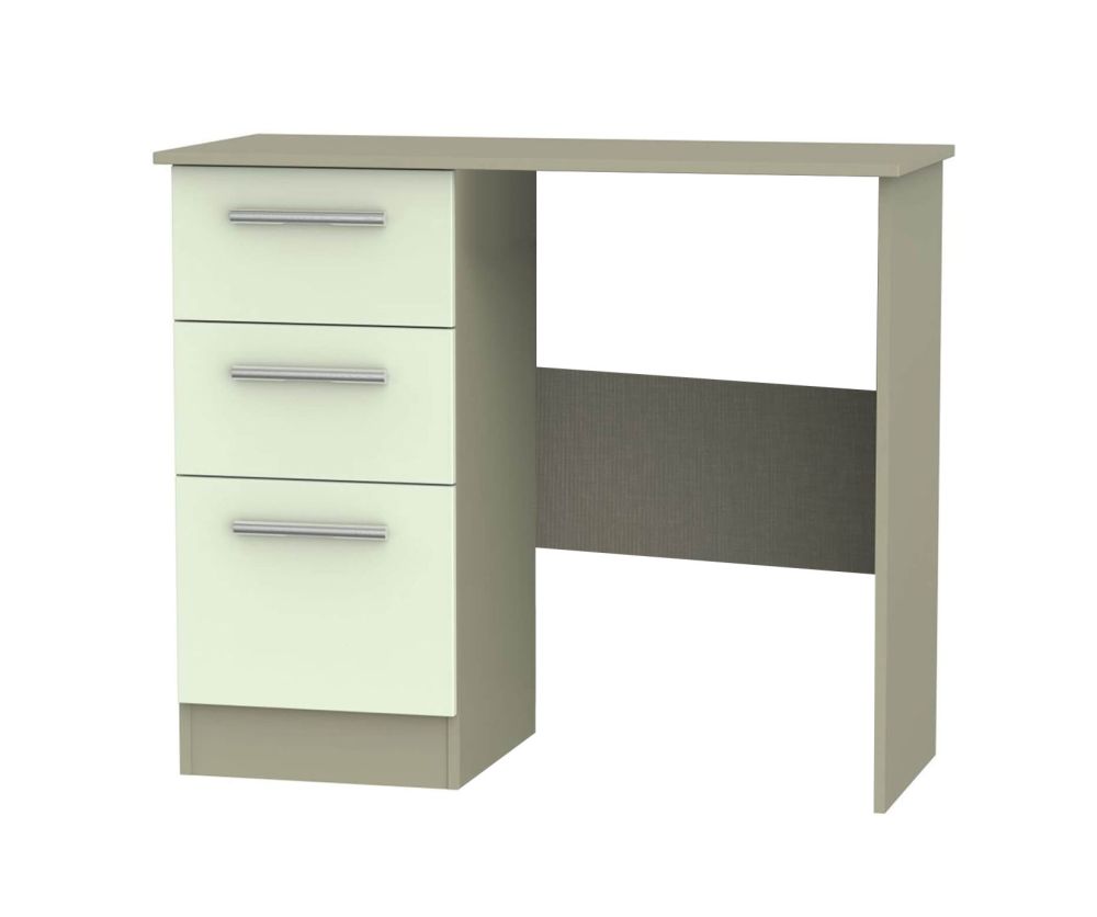 Welcome Furniture Contrast Vanilla and Mushroom Vanity Dressing Table