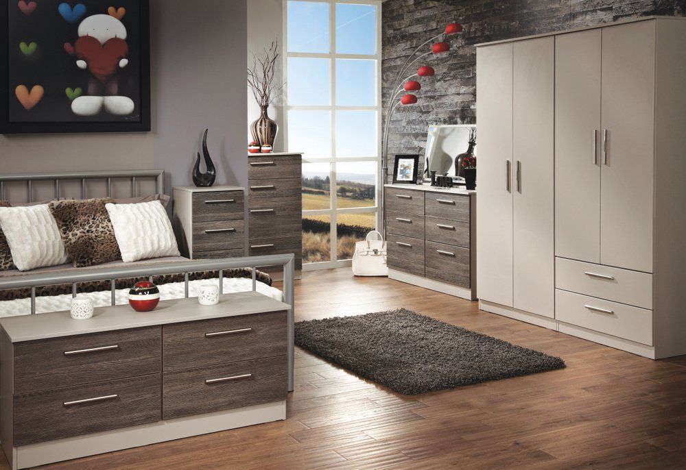 Welcome Furniture Contrast 6 Drawer Midi Chest