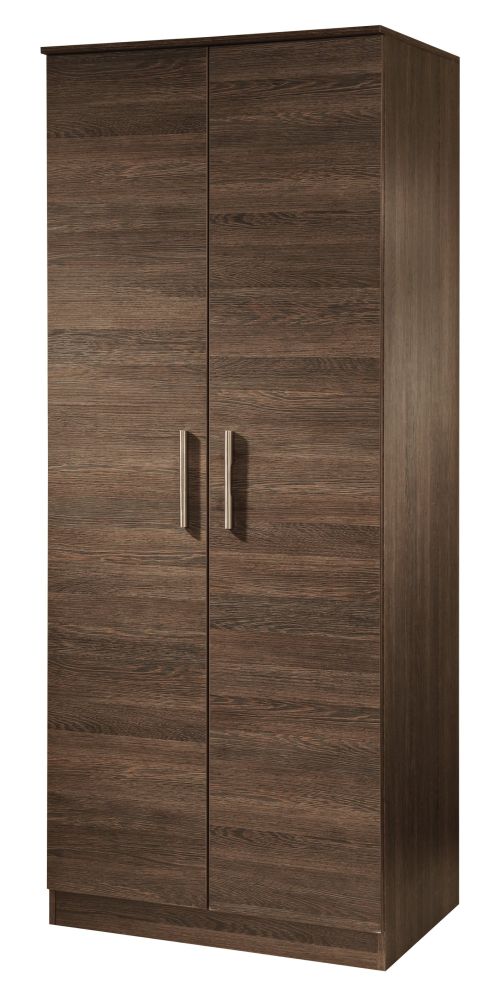 Welcome Furniture Contrast Tall 2ft6in Plain Wardrobe