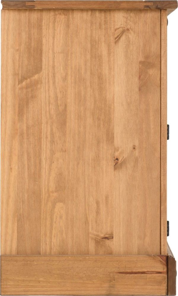 Seconique Corona Waxed Pine 3 Door 3 Drawer Sideboard