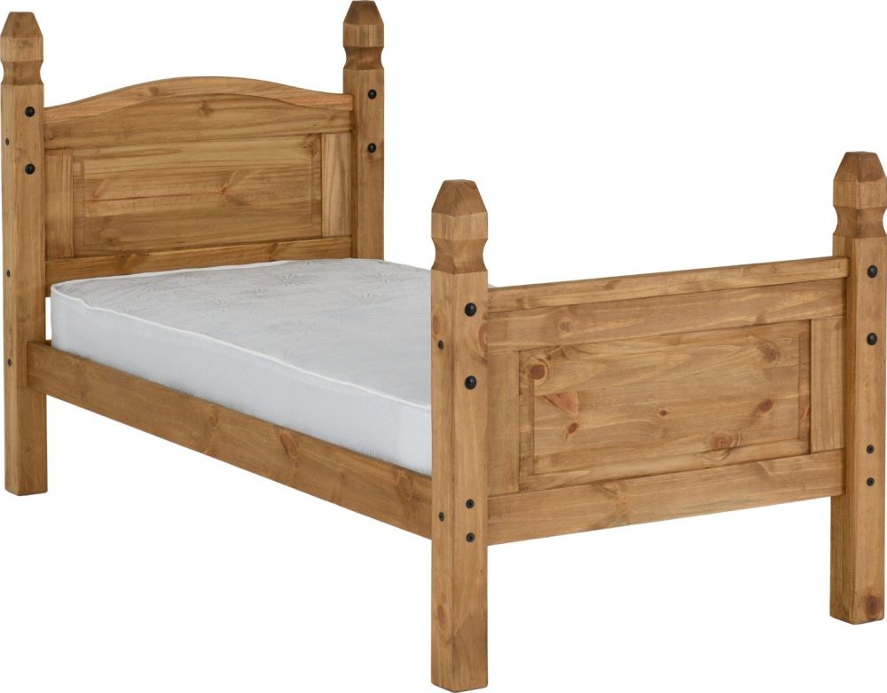 Seconique Corona Pine High Foot End Bed Frame