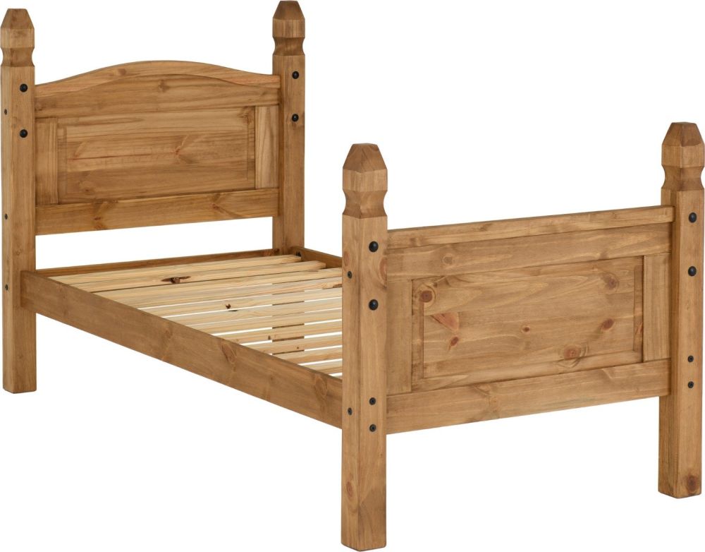 Seconique Corona Pine High Foot End Bed Frame