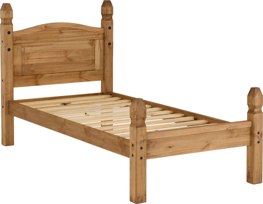 Seconique Corona Waxed Pine Low Footend Bed Frame
