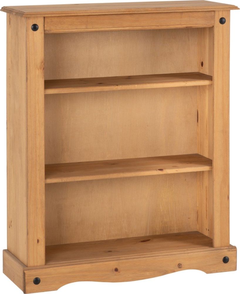 Seconique Corona Pine Low Bookcase