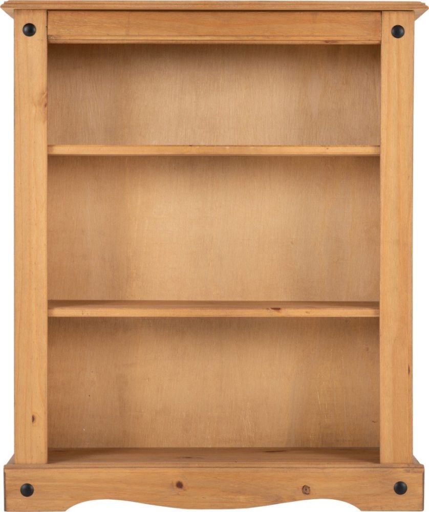 Seconique Corona Pine Low Bookcase