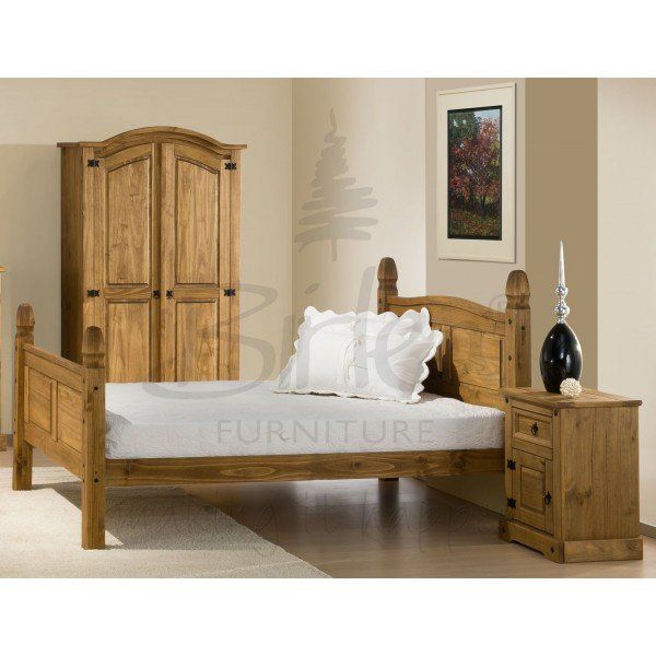 Birlea Furniture Corona High Footend Wooden Bed Frame