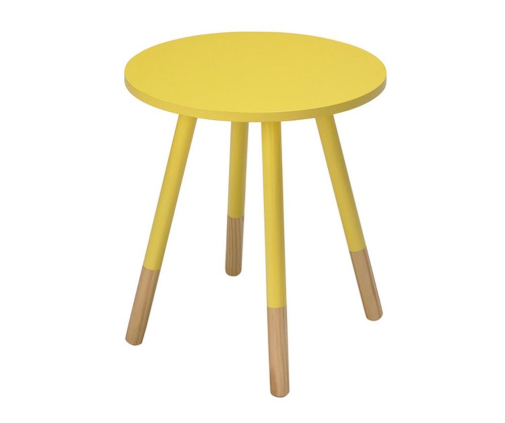 LPD Costa Yellow Side Table