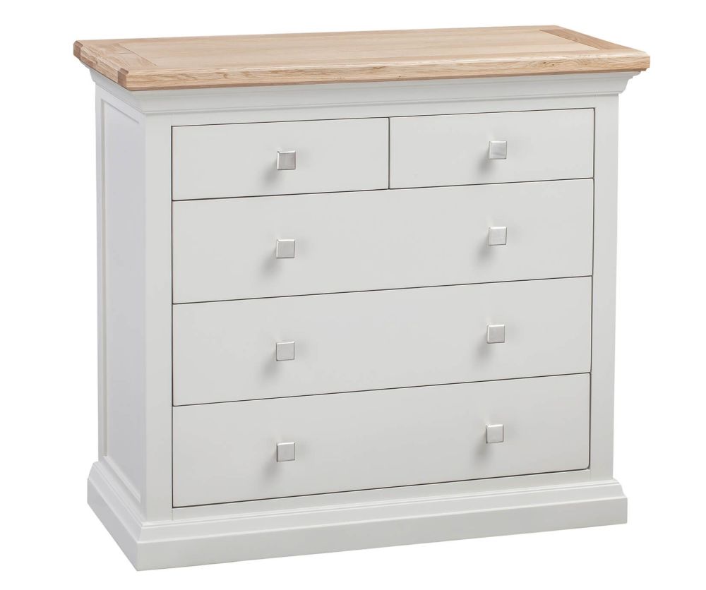 Homestyle GB Cotswold Painted Oak 3+2 Drawer Chest
