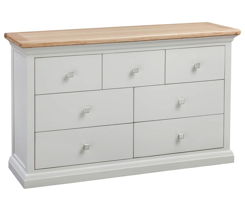 Homestyle GB Cotswold Painted Oak 7 Drawer Chest