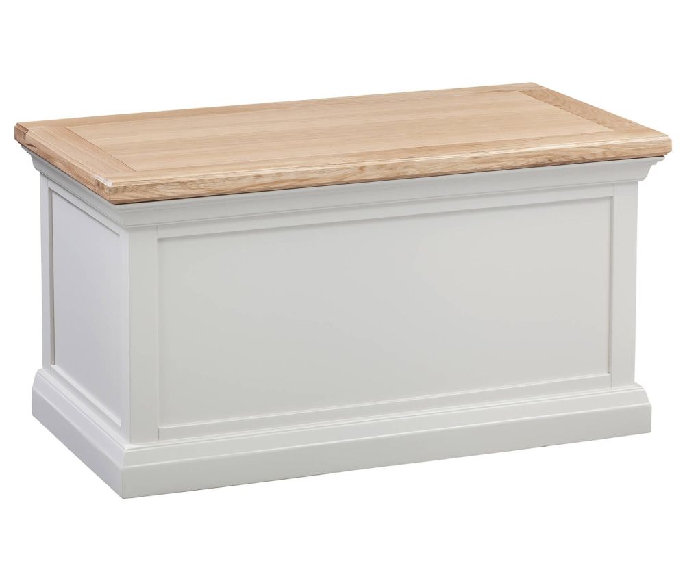 Homestyle GB Cotswold Painted Oak Blanket Box
