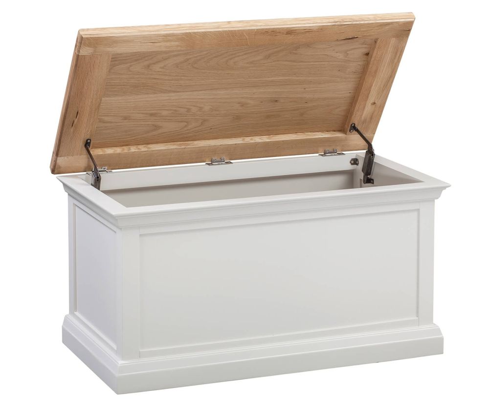 Homestyle GB Cotswold Painted Oak Blanket Box