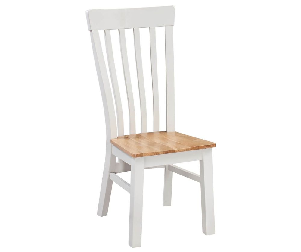 Homestyle GB Cotswold Painted Oak Solid Seat Chair