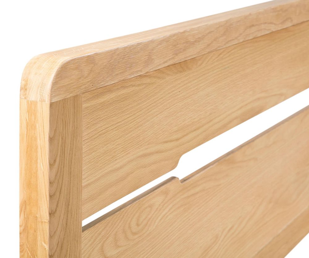 Julian Bowen Curve Solid Oak Bed Frame