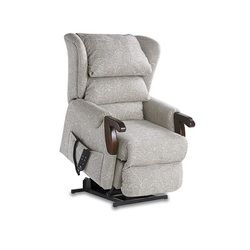 Royams Donna Fabric Petite Size Dual Rise and Recliner Chair