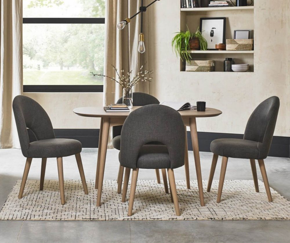 Bentley Designs Dansk Scandi Oak 4 Seater Dining Table