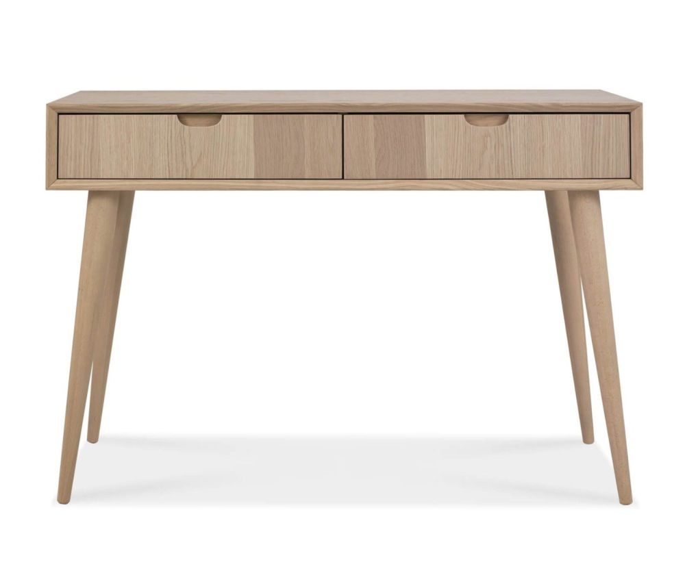 Bentley Designs Dansk Scandi Oak Console Table with Drawers