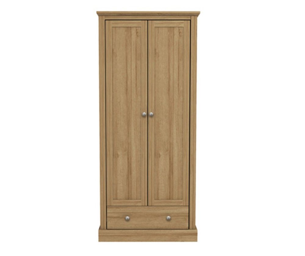 LPD Devon Oak 2 Door Wardrobe