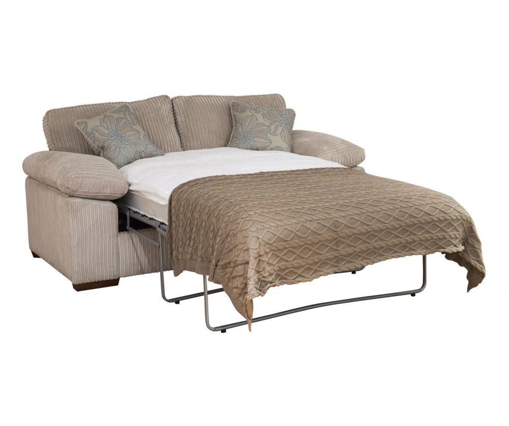 Buoyant Upholstery Dexter Fabric 2 Seater Sofa Bed 120cm with Standard Mattress