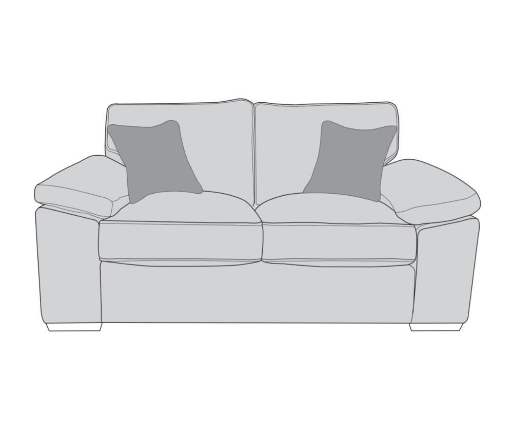 Buoyant Upholstery Dexter 2 Seater Fabric Sofa